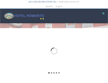 Tablet Screenshot of hotelromerito.com